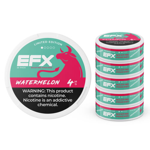EFX_Pouches_Watermelon_5pk_4mg