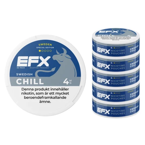EFX Pouch SwedishChill_4mg5pk