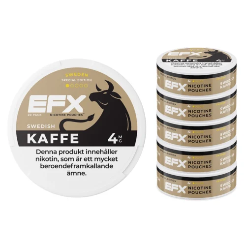 EFX Pouch SwedishKaffe_4mg5pk