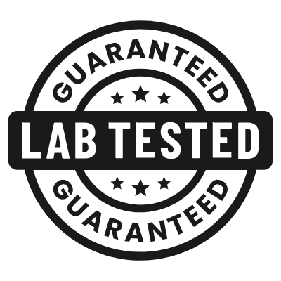 Lab Tested Guaranteed badge