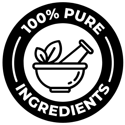 100% Pure Ingredients badge